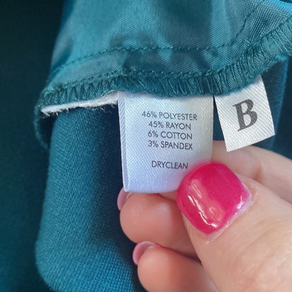 SUMMERS - LOFT Sea Green Pencil Skirt. Size 8. EUC. - Picture 3 of 3